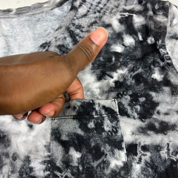 Ugg Koolaburra Knit T-Shirt Hippie Tie Dye Boho Short Sleeve Festival Top XL - Picture 4 of 11